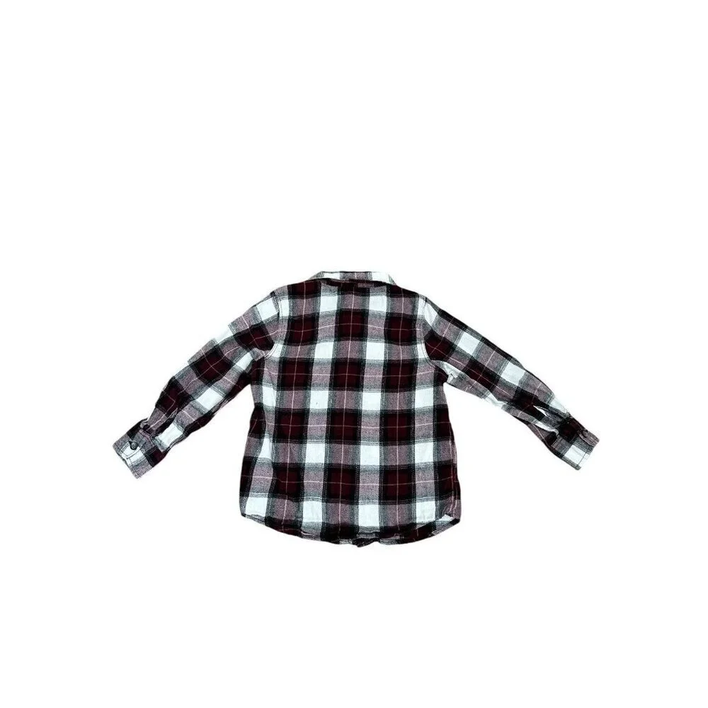 Old Navy Plaid Flannel Button Up